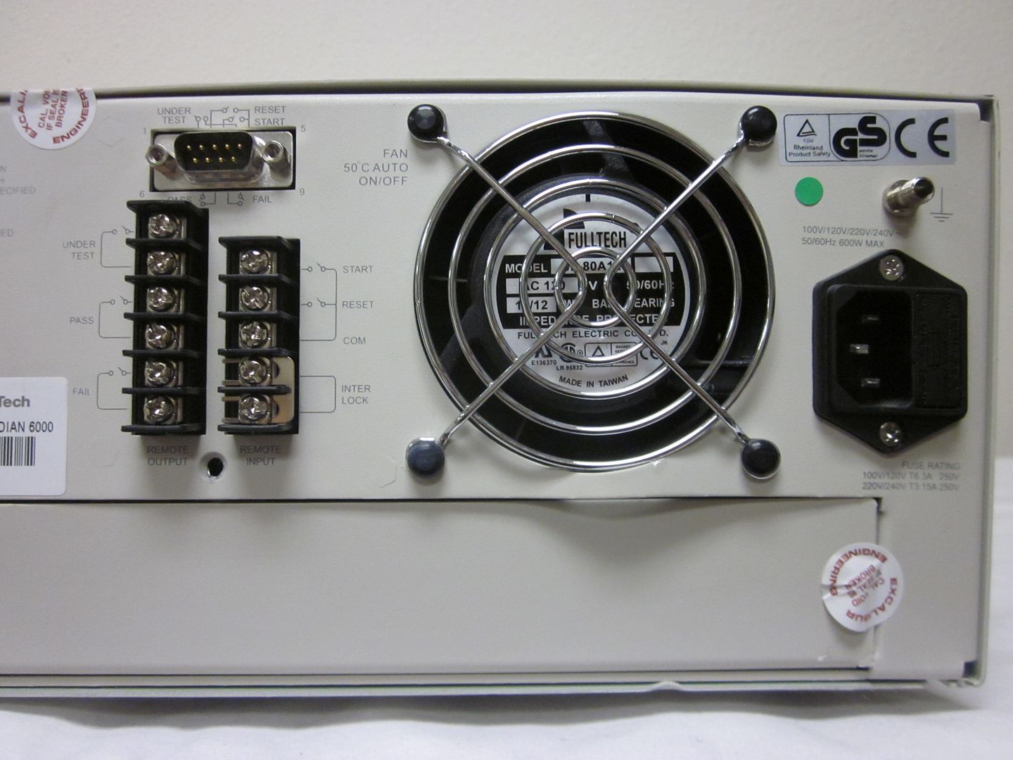 Quadtech Guardian 6000 Electrical Safety Analyzer AC DC Hipot Tester Tested